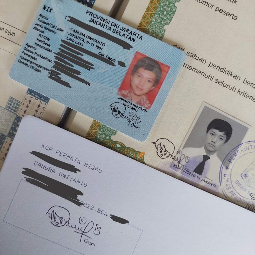 Viral tanda tangan bergambar karakter anime, begini cerita dari pemiliknya