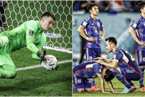 3 Penalti digagalkan, asa Jepang kandas di tangan kiper Kroasia