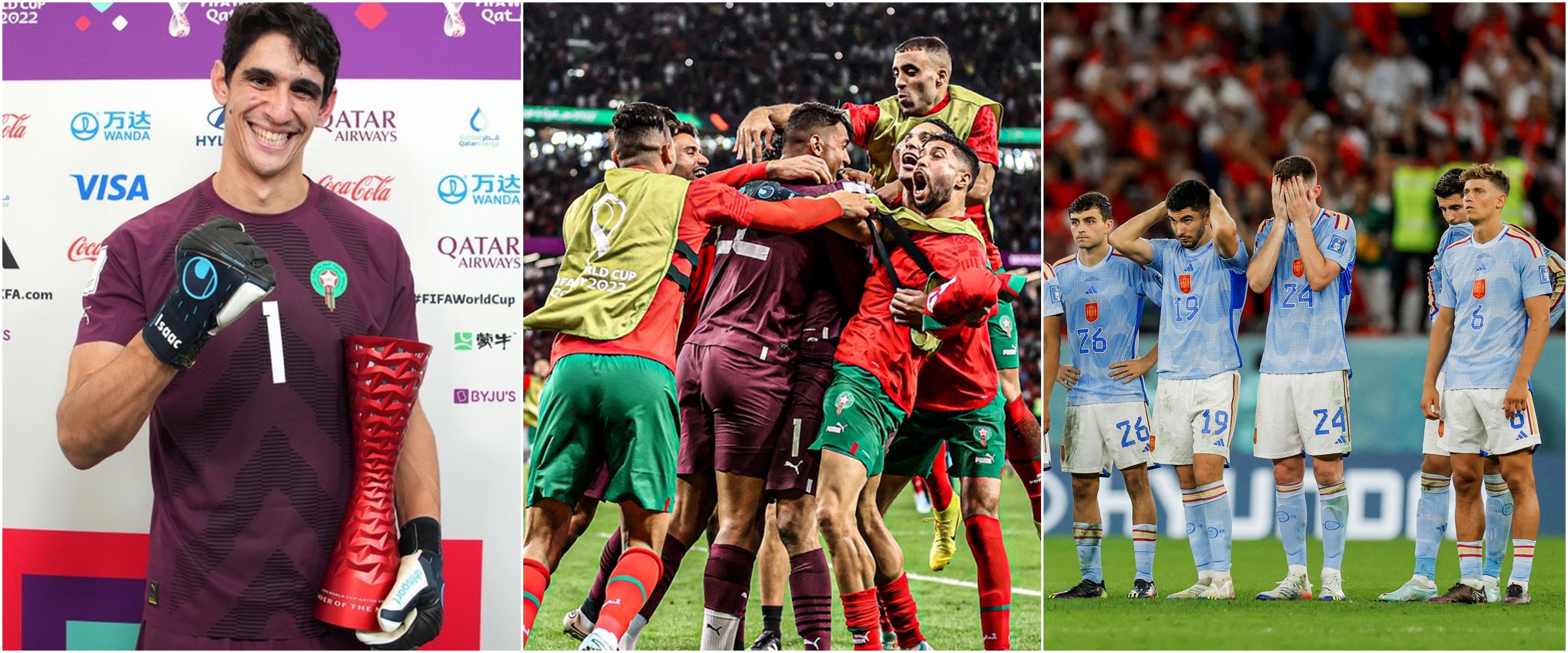 Anti kebobolan! Kiper ini bikin Maroko singkirkan Spanyol dari Piala dunia dengan tepis semua penalti