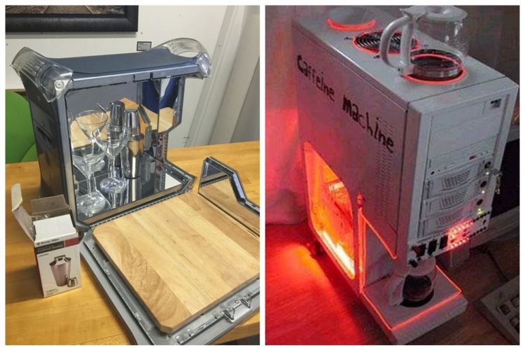 11 Ide kreatif manfaatkan gadget bekas sebagai perabot dapur, tetap rapi dan menarik dipandang