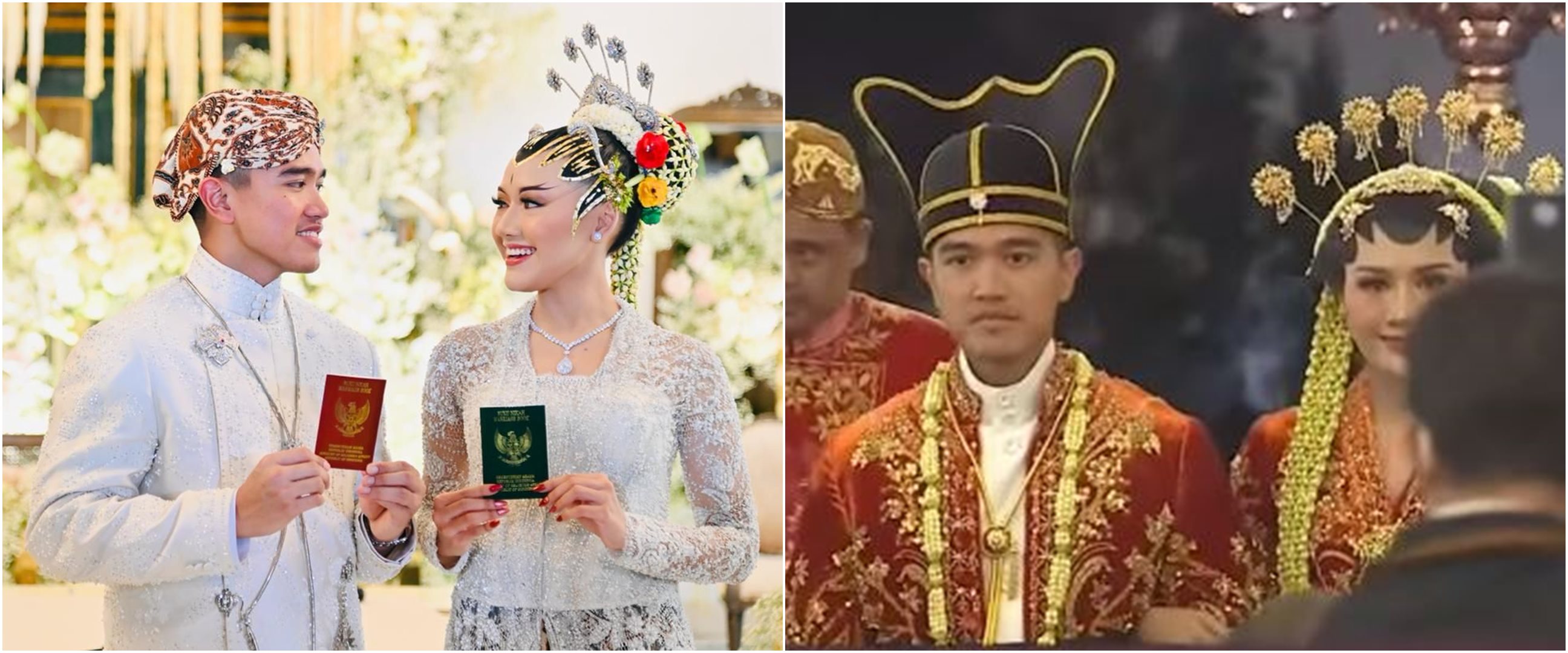 11 Momen resepsi kedua Kaesang-Erina Gudono, tampil dengan busana singkepan khas Raja Mataram