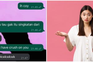 Serba pakai singkatan, 11 chat mau PDKT ini malah bikin gagal paham