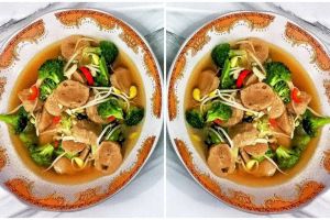 Resep cah brokoli campur bakso, enak, sehat, dan menggugah selera