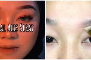 Antingeblock, begini cara membuat alis serat yang simpel dan tampak tebal natural