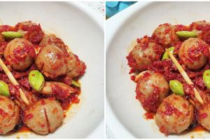 Resep bakso sambal goreng pete, sederhana, enak, dan bikin nagih