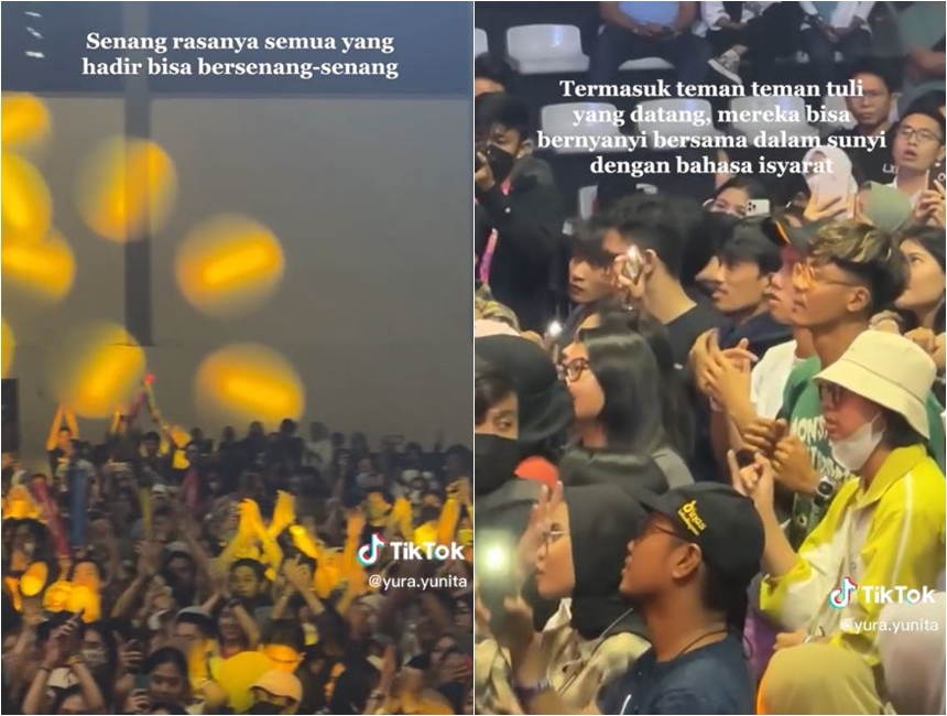 Tampil di festival musik ramah tuli, Yura Yunita nyanyi pakai bahasa isyarat