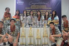 11 Pelajar SMP Ipeka Integrated Christian School sabet gelar juara World Scholar’s Cup 2022, keren