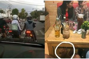 Dunia serasa milik berdua, 11 potret orang pacaran di tempat umum ini bikin jomblo iri