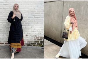 Kini dikenal sebagai penyanyi religi, intip 11 gaya Nadzira Shafa istri mendiang Ameer Azzikra