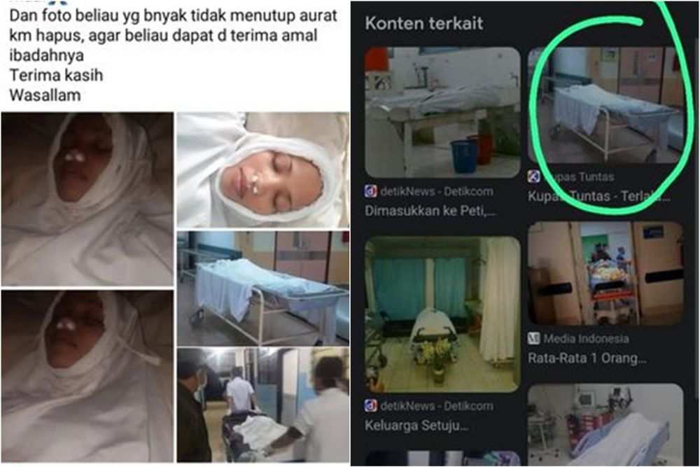 Wanita ini pura-pura mati dengan unggah foto hidung tersumpal kapas, alasannya tak disangka-sangka