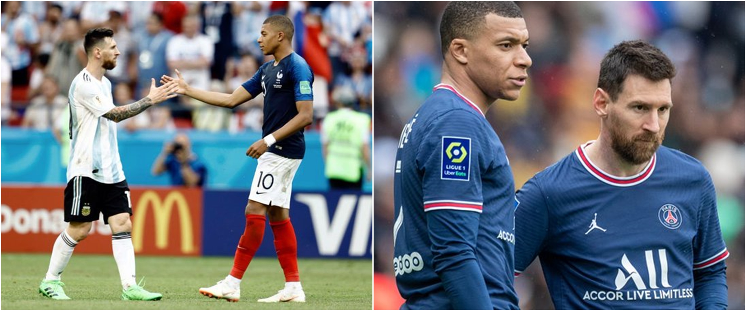 Jelang lawan rekan satu klub di final, Kylian Mbappe dirumorkan punya masalah dengan Lionel Messi