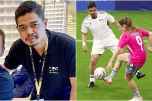 7 Potret Bambang Pamungkas di FIFA Legends Cup Qatar 2022, cetak gol lawan legenda Piala Dunia