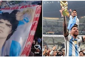 9 Penampakan lautan manusia di jalanan Buenos Aires pasca Argentina juara Piala Dunia 2022 Qatar