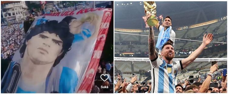 9 Penampakan lautan manusia di jalanan Buenos Aires pasca Argentina juara Piala Dunia 2022 Qatar