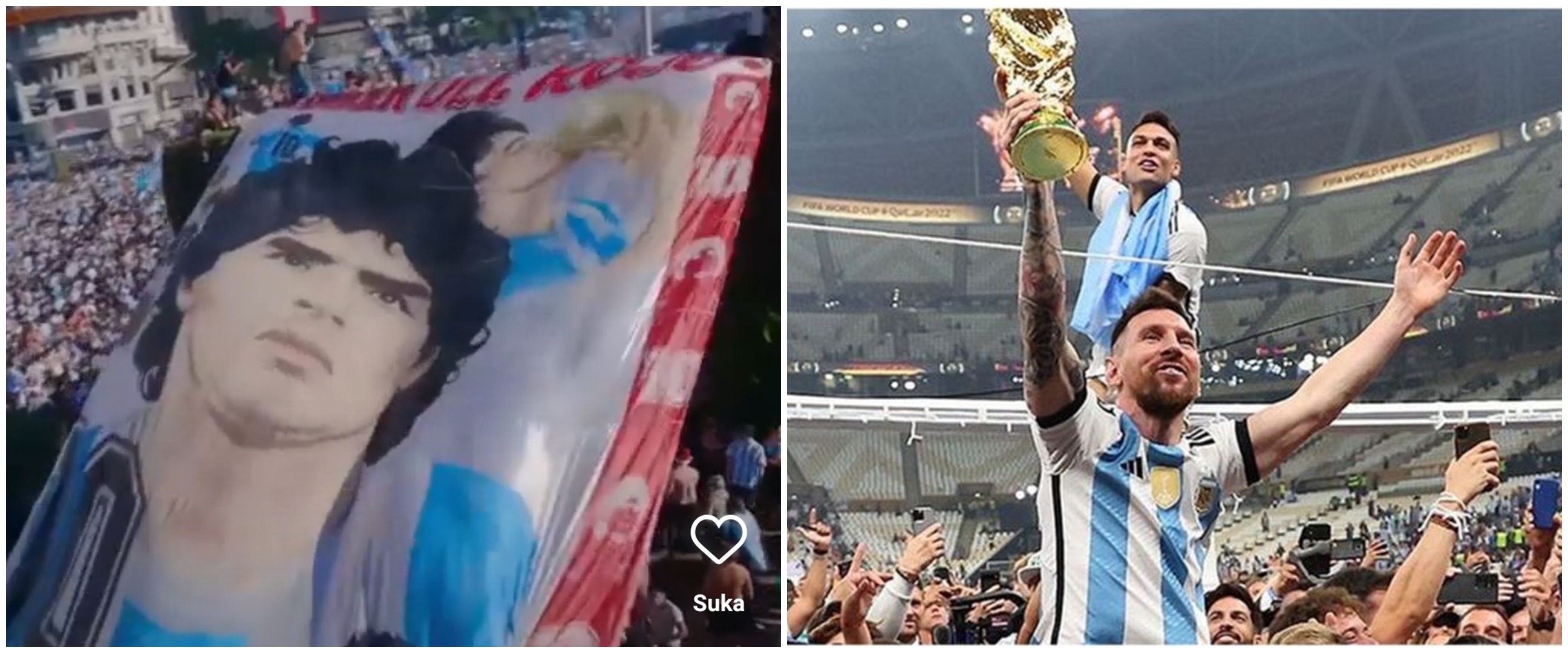 9 Penampakan lautan manusia di jalanan Buenos Aires pasca Argentina juara Piala Dunia 2022 Qatar