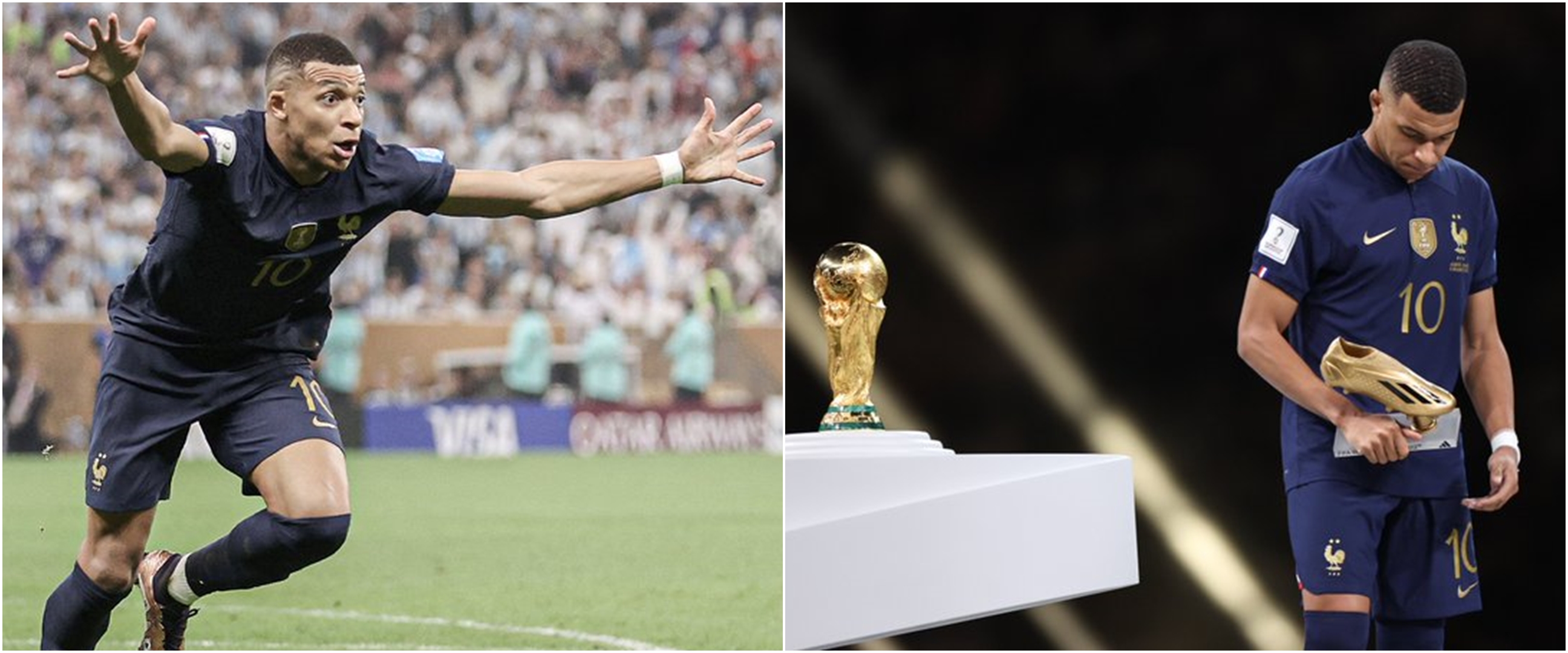 Kylian Mbappe cetak rekor baru di Piala Dunia, cetak dua gol dalam 95 detik
