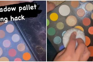 Tips bersihkan palet eyeshadow tanpa merusak warna, hanya pakai dua bahan