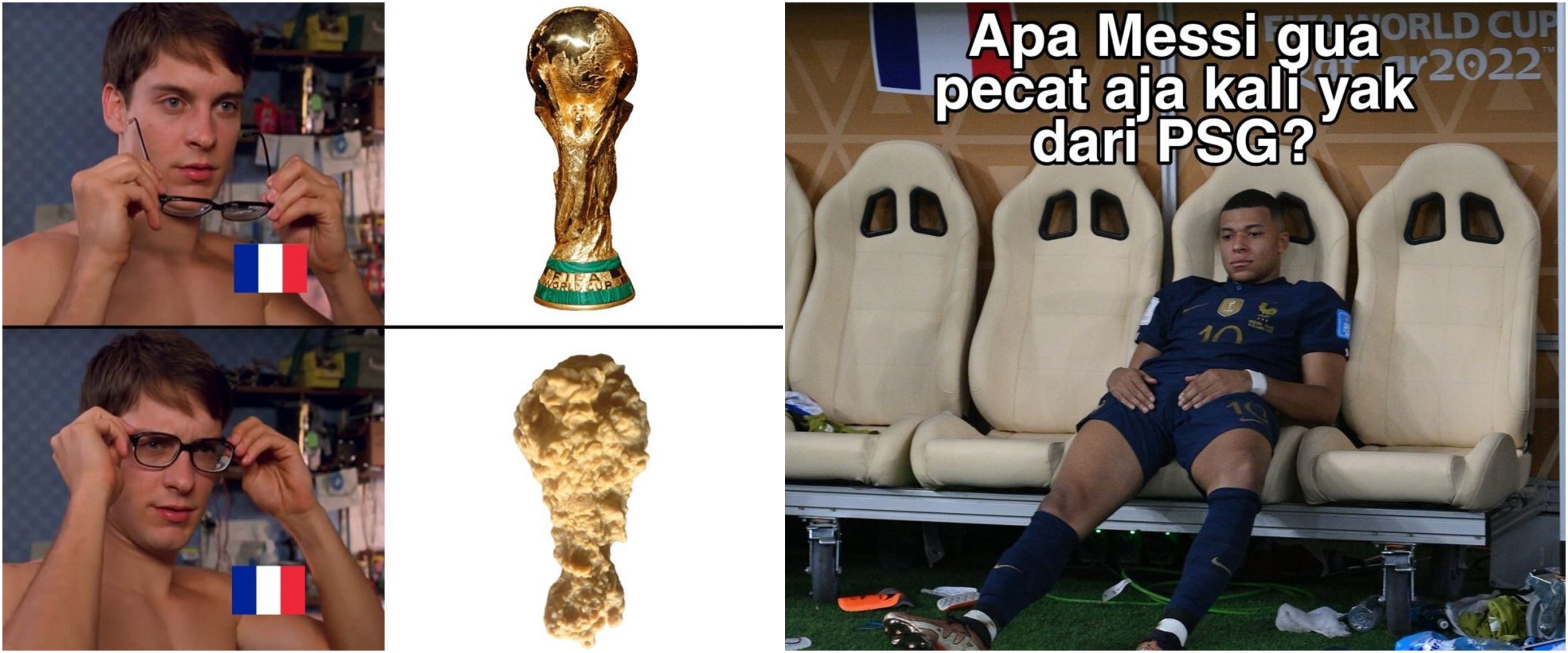 11 Meme lucu Mbappe gagal juara Piala Dunia 2022 ini bikin senyum tipis