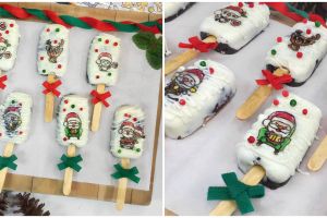 Resep christmas cakesicles, kue cantik bentuk es krim khas Natal