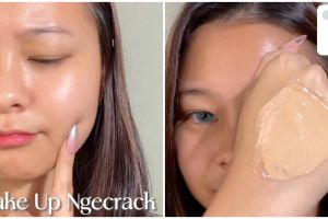 Trik mencampur makeup dan skincare ala beauty content creator ini bikin riasan flawless dan anticrack