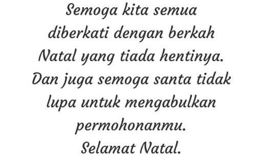 50 Kata-kata ucapan Hari Natal 2022, penuh makna dan harapan