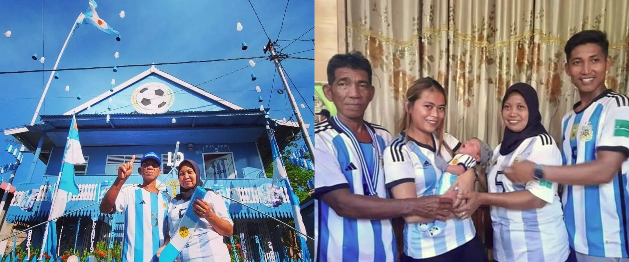 Fans Argentina ini beri nama cucunya Muhammad Messi, alasannya karena penuhi nazar