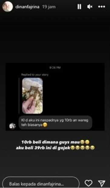 Istri Doni Salmanan tak tahu ada nasi padang Rp 10 ribu, diserbu netizen sampai membela diri begini