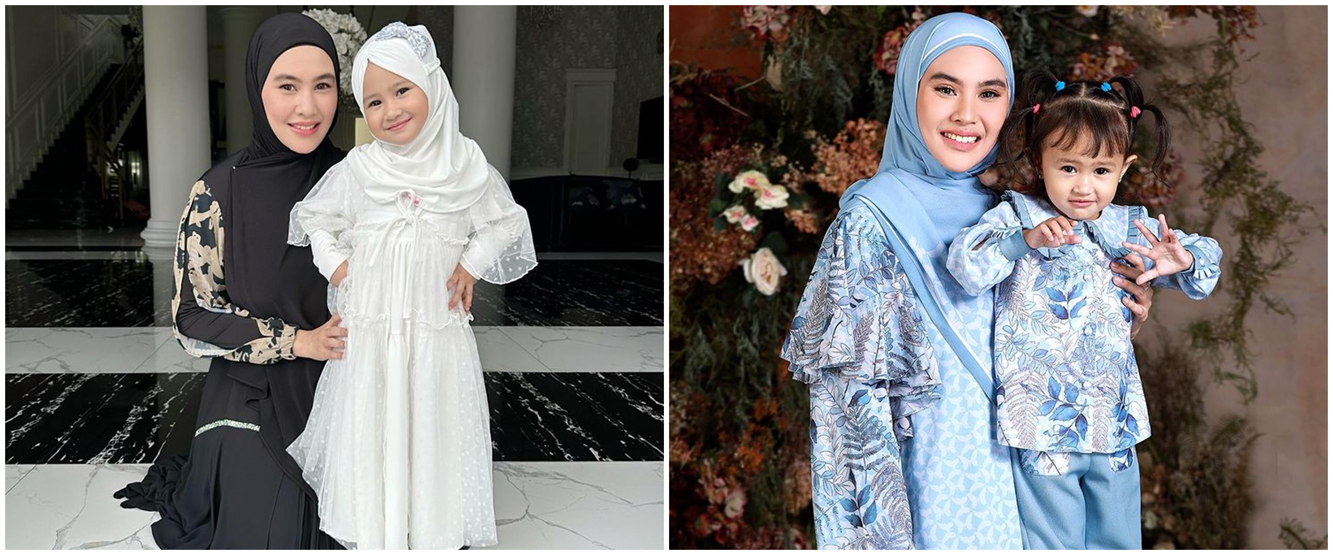 10 Potret kompak Kartika Putri bareng anak pertamanya, gaya Khalisa persis ibunya
