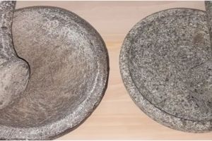 8 Cara mudah membedakan cobek batu asli dan palsu, jangan terkecoh