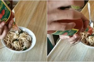 Tak perlu ditambah air, begini trik cepat menuang saus dari botol kaca tanpa berantakan