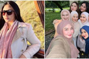 Tampil beda dari biasanya, gaya baru Margin Wieheerm hadiri arisan geng Lesty tuai pujian