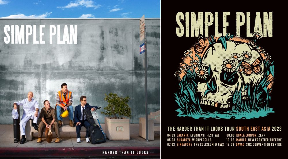 Simple Plan siap tampil di Jakarta dan Surabaya untuk tur The Harder Than It Looks Asia Tenggara