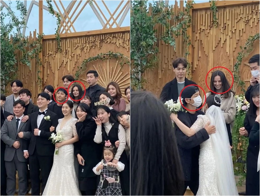 Song Joong-ki dan pacar hadiri pesta pernikahan, wajah tanpa makeup bikin salah fokus