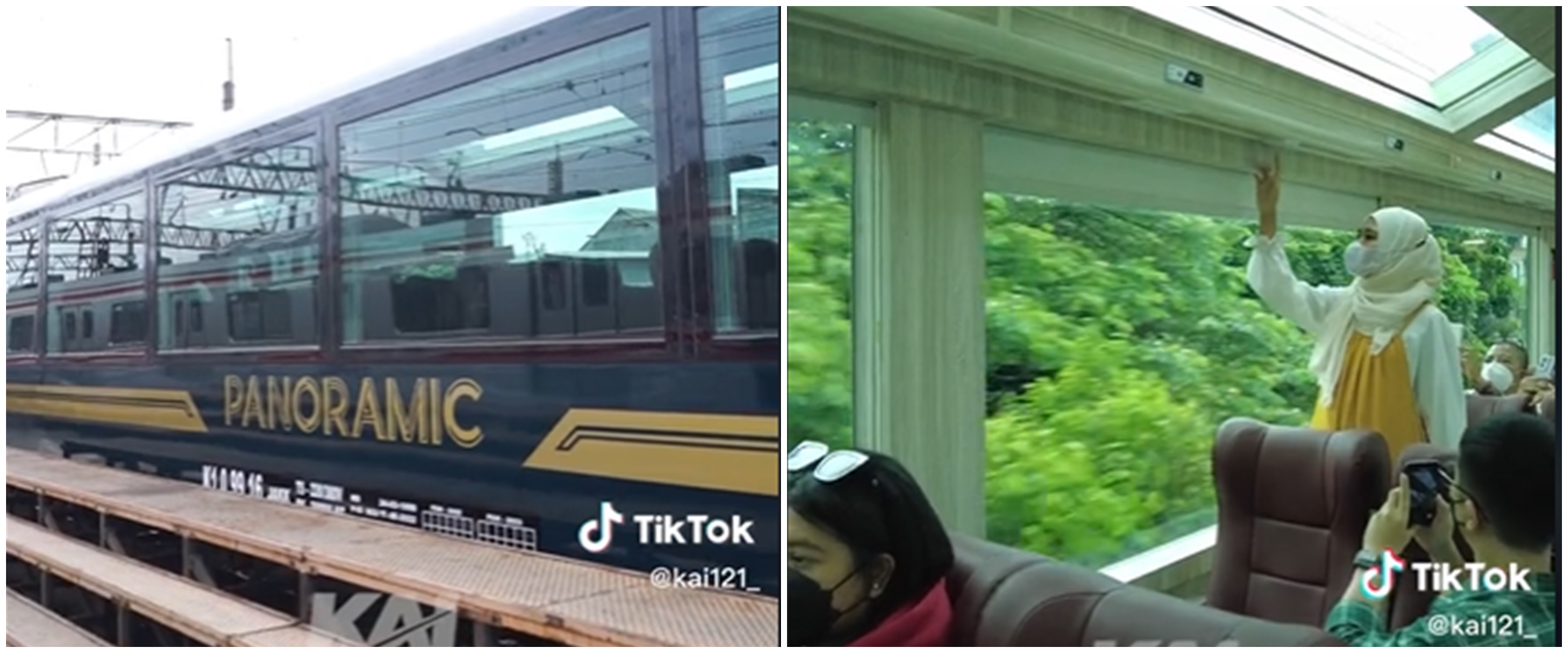 11 Potret mewahnya kereta panoramic Jakarta-Jogja yang viral, serasa naik kereta di Eropa