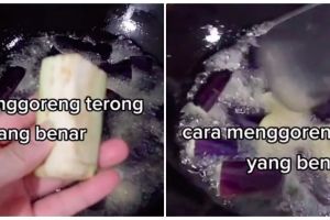 Cara jitu goreng terong agar cantik dan warnanya tidak menghitam