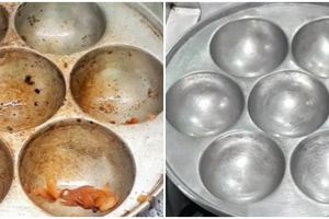 Cara bersihkan noda gosong pada loyang carabikang, auto kinclong seperti baru