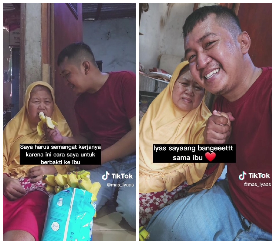 Kisah haru driver ojek online, kerja keras demi beli popok sang ibu yang sakit