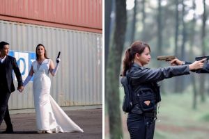 11 Potret prewedding aktor Reiner Manopo 'tukang servis jok motor', ada yang bertema drakor Vincenzo