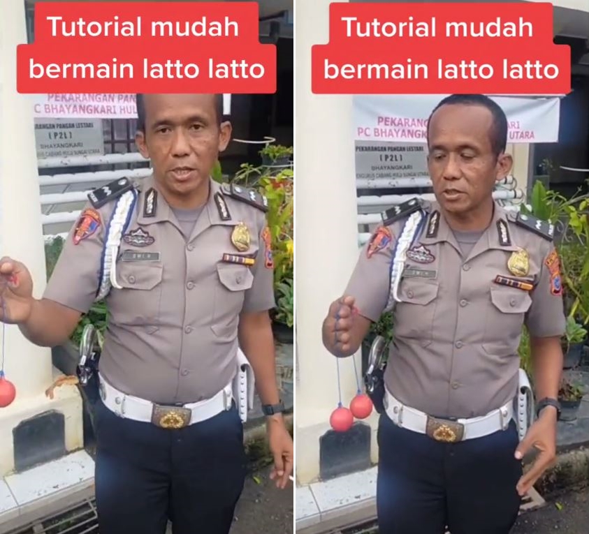 Kronologi anggota polisi minta maaf dan kena sanksi atasan, usai bagikan video tutorial main lato-lato