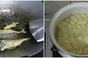 11 Momen apes saat memasak ini bikin nyesek, pengen nangis tapi sia-sia