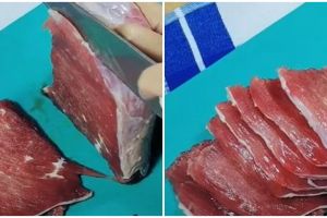 Mudah ditiru, ini 5 trik mengiris daging sapi untuk dendeng
