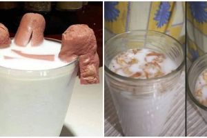 11 Tingkah nyeleneh susu dicampur makanan lain ini bikin selera hilang, berani coba?