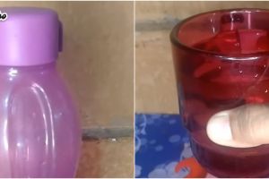 Cara menghilangkan bau cuka di botol minum, cuma pakai satu bumbu masak