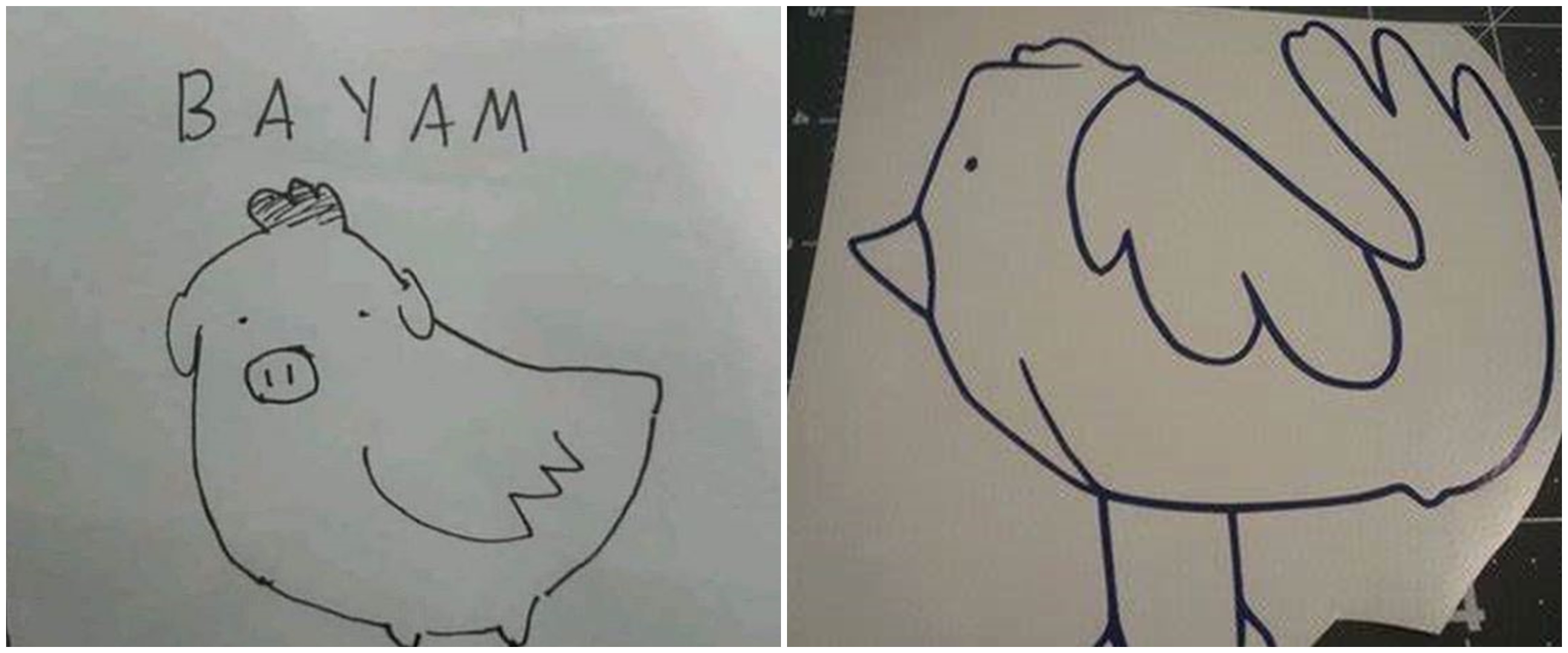 11 Gambar lucu gabungan dua hewan ini bikin cekikikan, ngawur pol