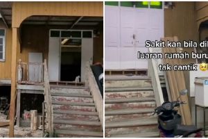 Rumah panggung kayu ini dari luar tampak berantakan, 7 penampakan di dalamnya ternyata estetik pol