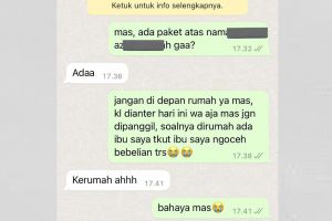 15 Chat kurir paket saat ajak pelanggan bercanda ini kocak abis, ada-ada aja