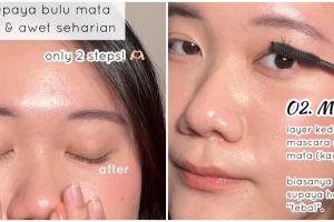 Hanya 2 langkah, trik aplikasikan maskara ini bikin bulu mata lebih lentik dan tahan lama