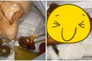 Beda dari biasanya, penampakan topping di bubur ayam pria ini bikin ngelus dada