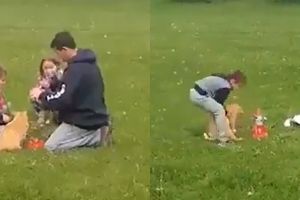 Aksi heroik bocah selamatkan kucing dari ledakan roket air, endingnya bikin tepuk jidat