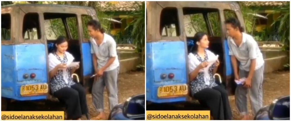 Munaroh kirim surat izin nikah di sinetron Si Doel Anak Sekolahan, isinya bikin Mandra patah hati